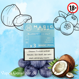 3 mal Magic Puff Blueberry Coconut Pods