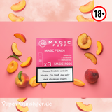 3 mal Magic Puff pods Magic Peach