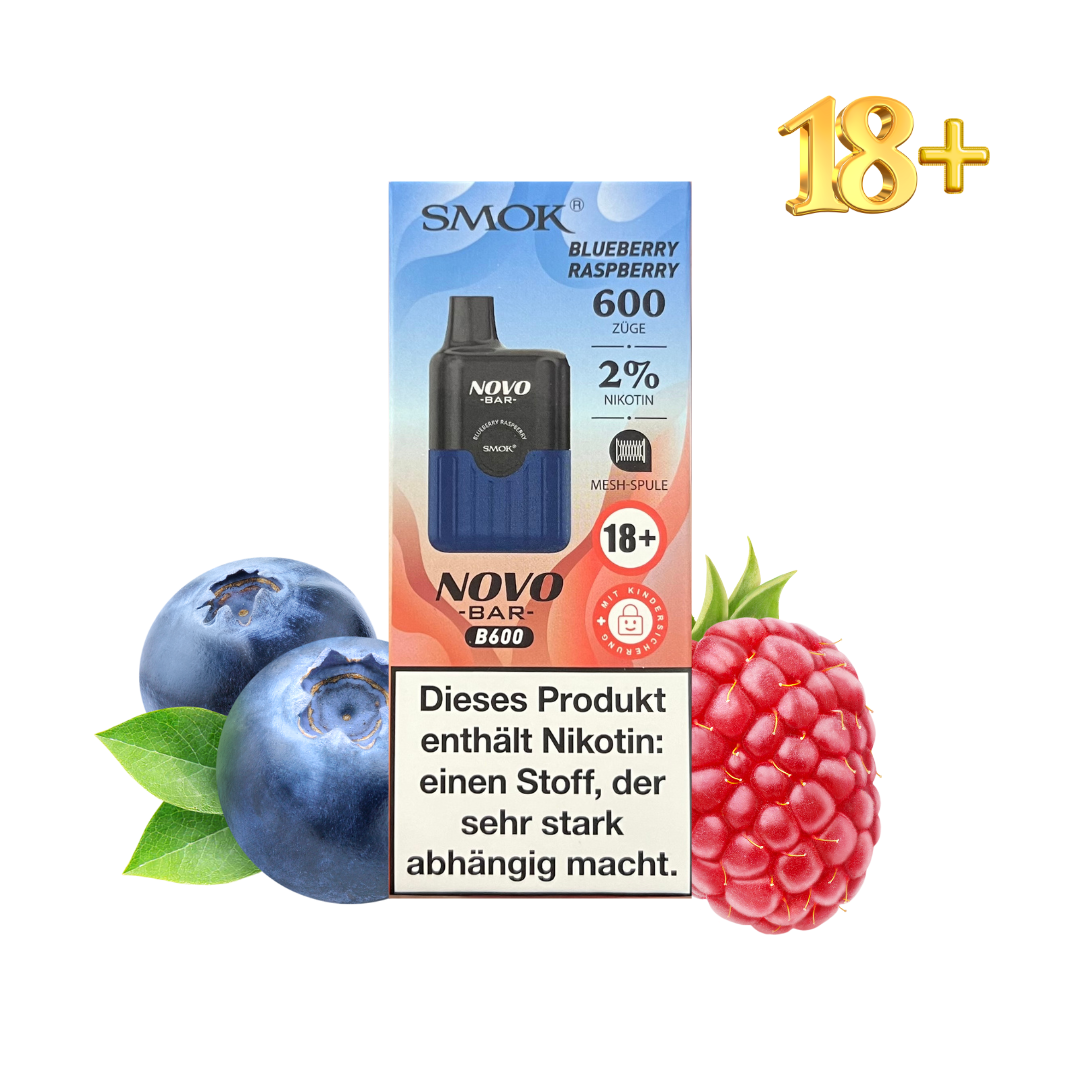 Smok Novo Bar B600 Blueberry Raspberry