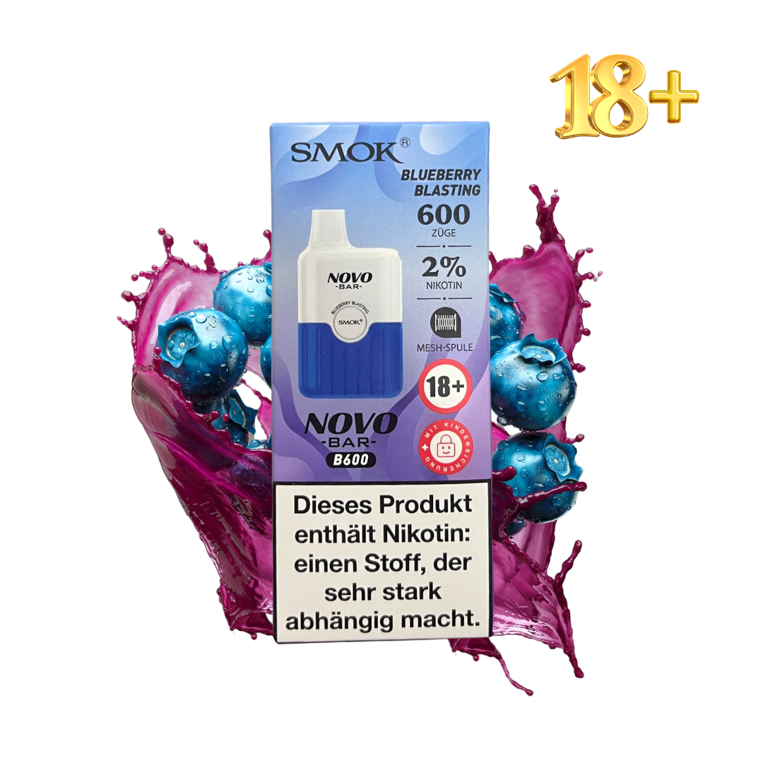 Smok Novo Bar B600 Blueberry Blasting