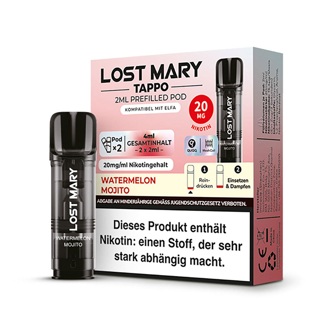 2x Lost Mary Pods Watermelon Mojito