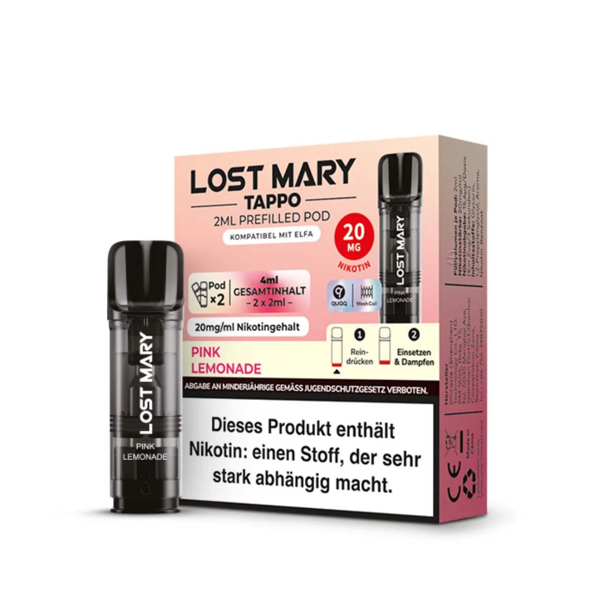 Lost mary pod systeme pink lemonade